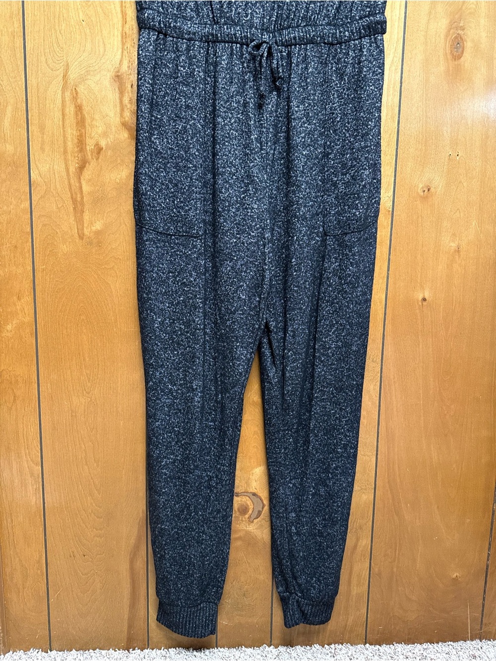 Stars Above Women’s Cozy Jumpsuit with Tie Waist Size Medium - Picture 3 of 4